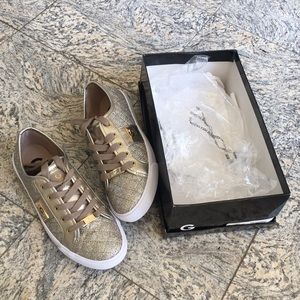 G by Guess Gold Fabric GG BACKER3 Sneakers